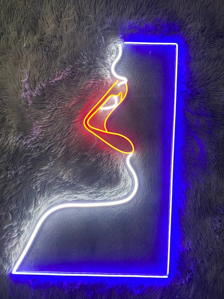 Woman face Neon Sign, Woman face Led Sign, Woman face Led Sign, Custom Neon Sign, Home Decor, Bar Neon Sign, Entrance way decor