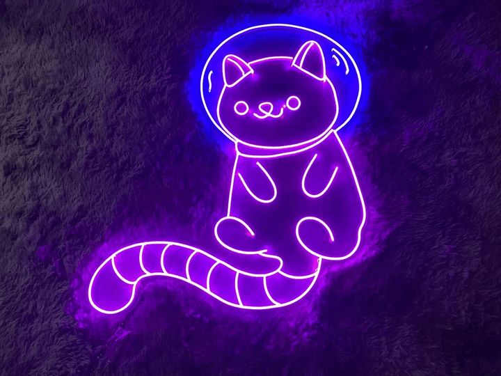 Astronaut cat Neon Sign, Astronaut cat Led Sign, Cat Led Sign, Custom Neon Sign, Astronaut Neon, Home Decor, Cat Neon Sign, neon light