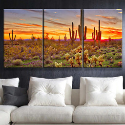 Arizona Large Sonoran Desert Multi Panel Wall Art