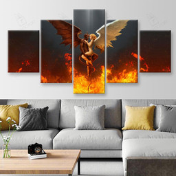 Devil and Angel Multi Panel Wall Art Mutil Panel Canvas 5PIECE(Mixed 12)