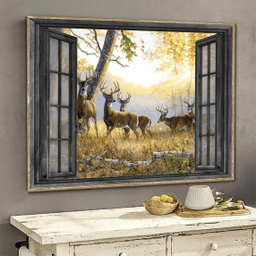 Whitetail deer hunting lover HA0230 TNT 36x24in Poster
