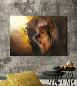 Jesus And Yorkshire Easter Wall Decor Visual Art Gift Idea For Home Mom Gifts Father Day Dad Poster 18x12in