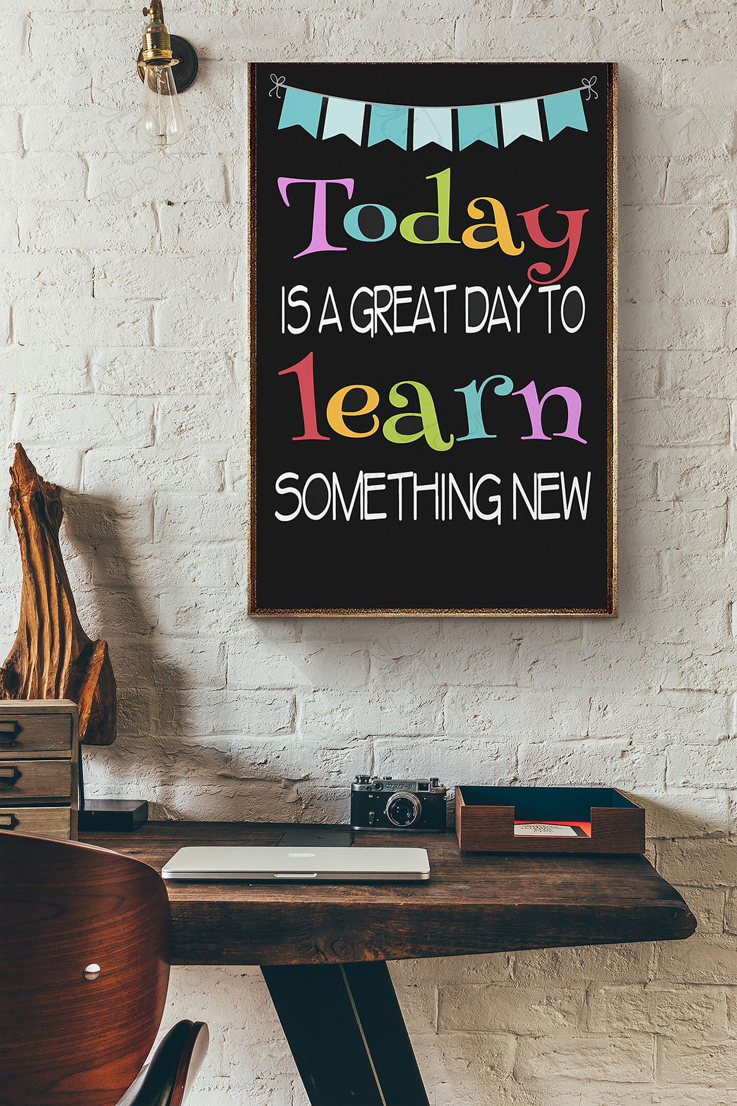 Today Is A Great Day To Learn Something New Inspiration Canvas Painting Ideas, Canvas Hanging Prints, Gift Idea Framed Prints, Canvas Paintings Wrapped Canvas 8x10
