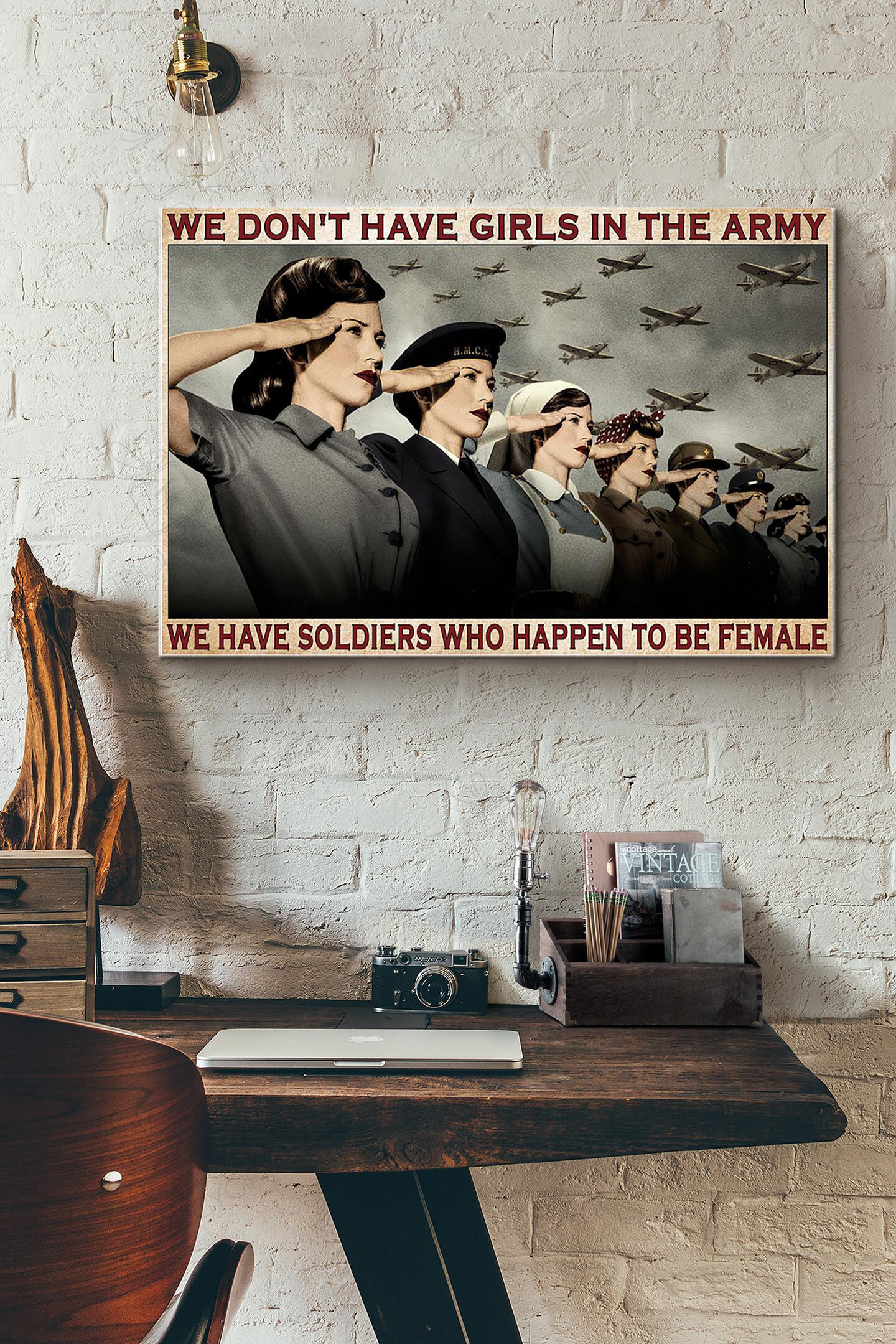 We Dont Have Girls In The Army We Have Soldiers Who Happen To Be Female Canvas Painting Ideas, Canvas Hanging Prints, Gift Idea Framed Prints, Canvas Paintings Wrapped Canvas 8x10