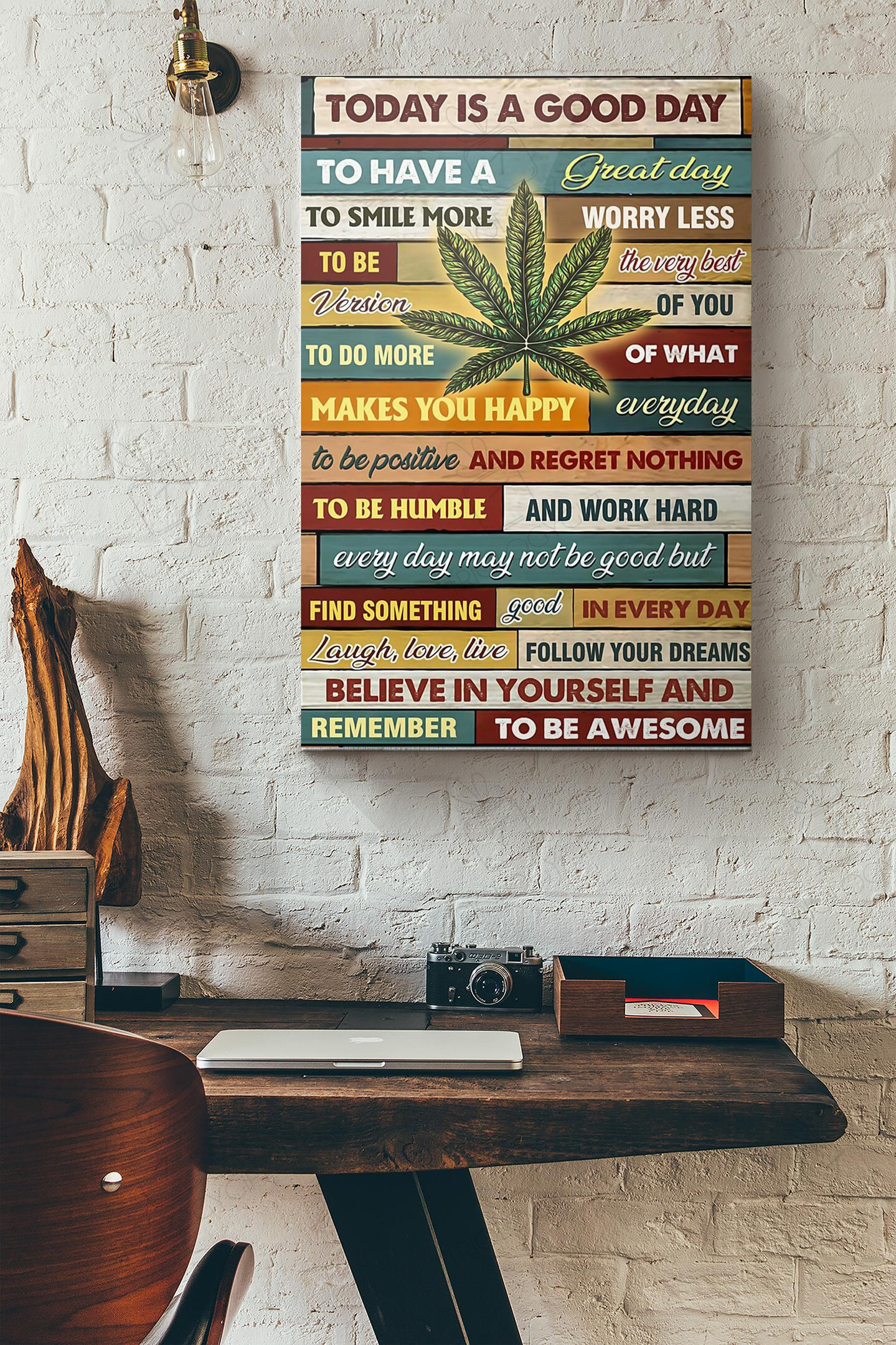 Weed Today Is A Good Day Canvas Painting Ideas, Canvas Hanging Prints, Gift Idea Framed Prints, Canvas Paintings Wrapped Canvas 8x10