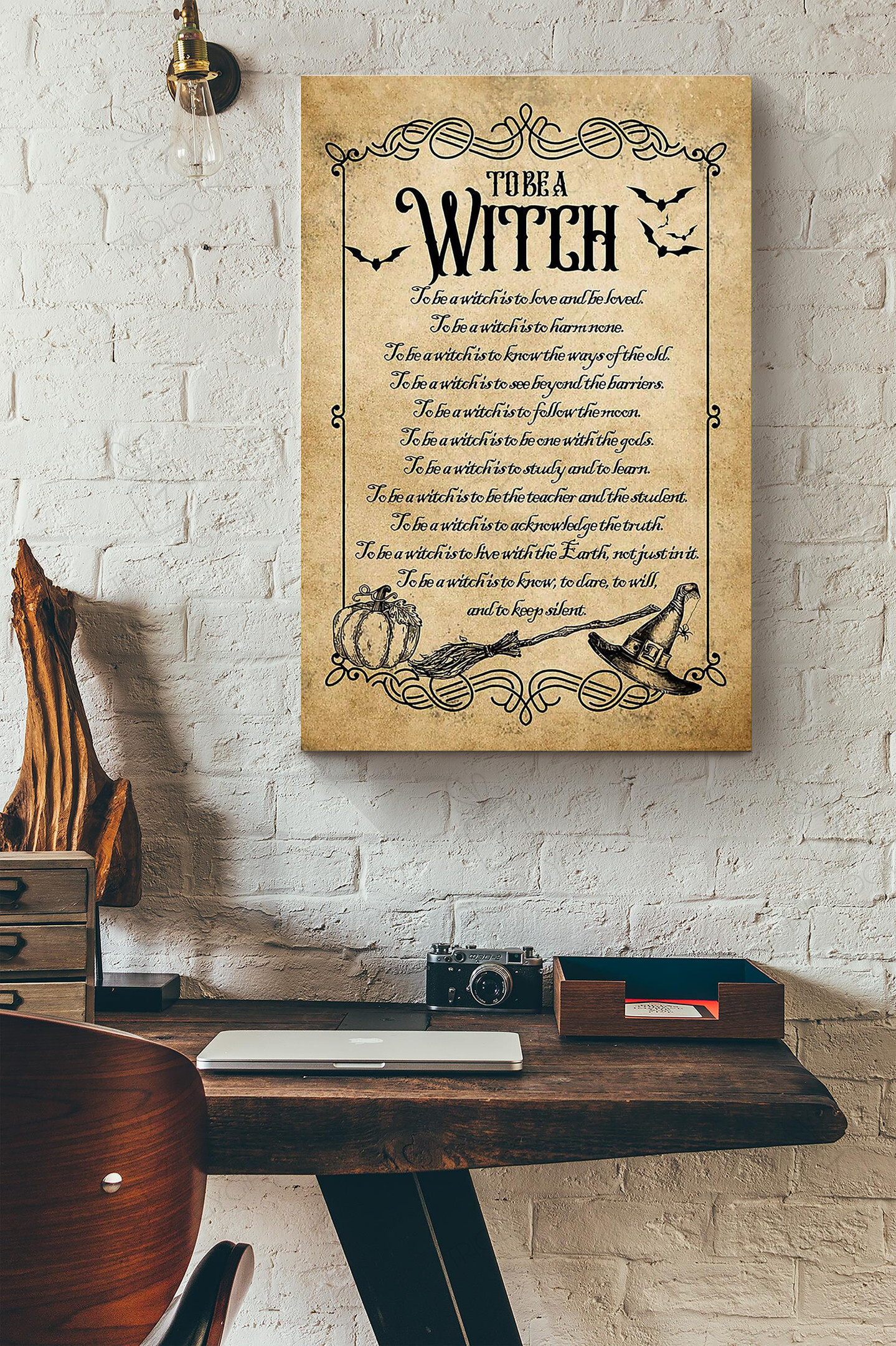 Witch To Be A Witch Wrapped Canvas Wrapped Canvas 8x10