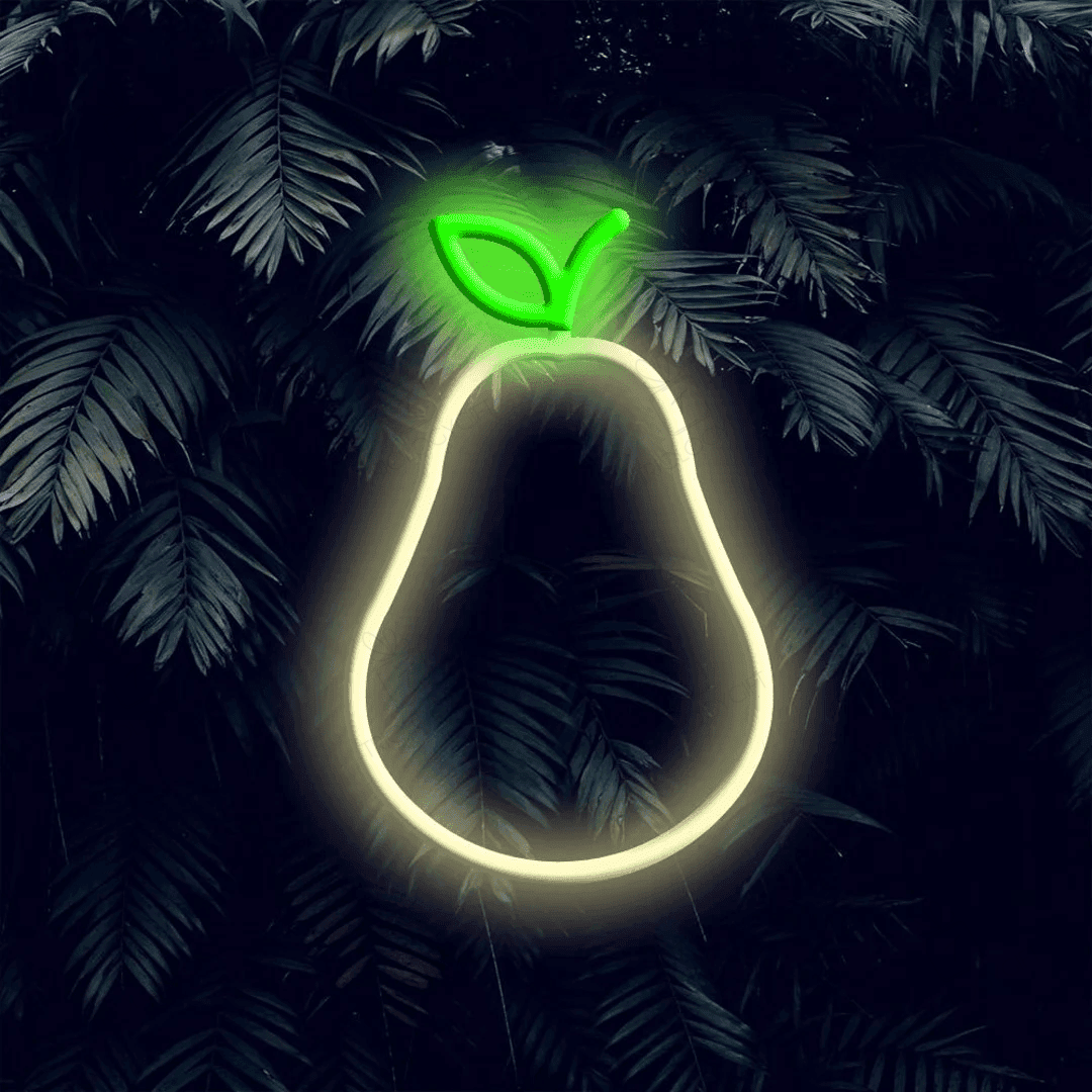 Pear Led Sign Pear LED Neon Sign - TrilogyGift