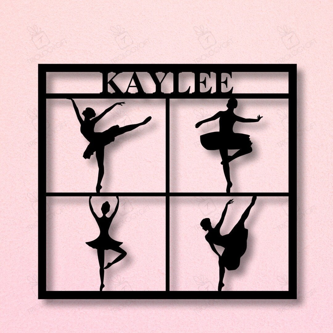 Custom Dance Sign, Metal Ballerina Sign, Dancer Name Sign, Ballet Sign ...