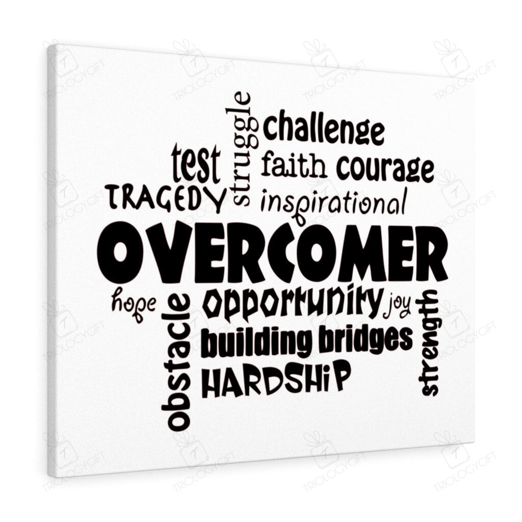 Scripture Canvas Overcomer Christian Meaningful Framed Prints, Canvas ...