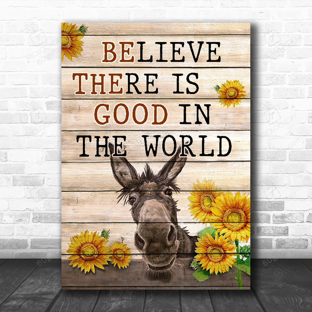 Inspirational & Motivational Wall Art Housewarming Gift Be The Good ...