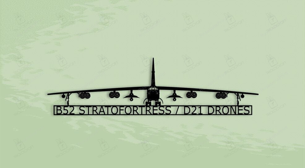 B52 Stratofortress With D21 Drones American Strategic Bomber Aircraft ...