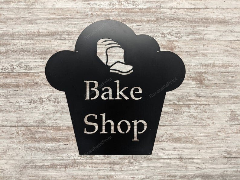 Custom Kitchen Sign Bake Shop Sign Bakery Sign Great For Your Kitchen ...