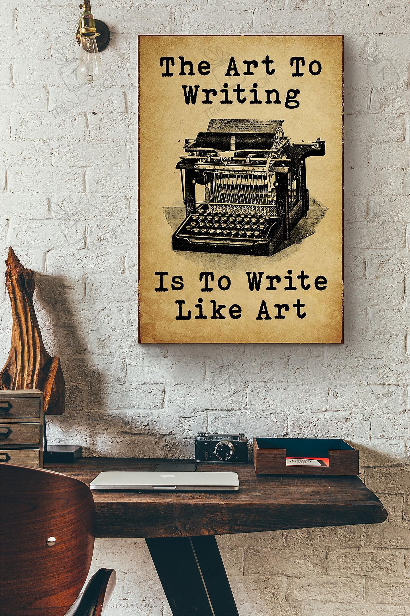 Writers The Art To Writing Is To Write Like Art Wrapped Canvas ...