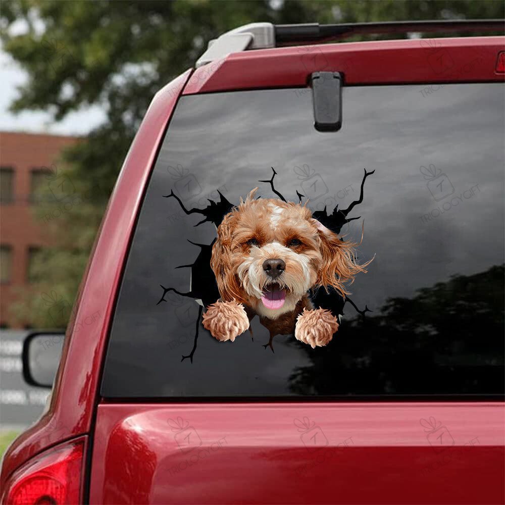 Cavapoo Crack Decal For Boat Happy Vinyl Stickers For Cars Edible ...