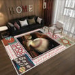Baseball Lovers Rectangle Rug Home Decor for Bedroom Living Room