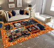 Affenpinscher Halloween Party Rectangle Rug Home Decor for Bedroom Living Room