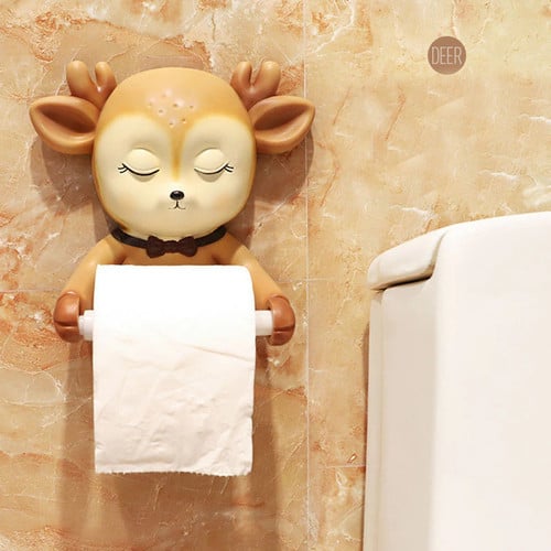Decorative Deer Toilet Paper Holder