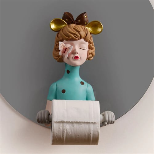 Nordic Creative Girl Toilet Paper