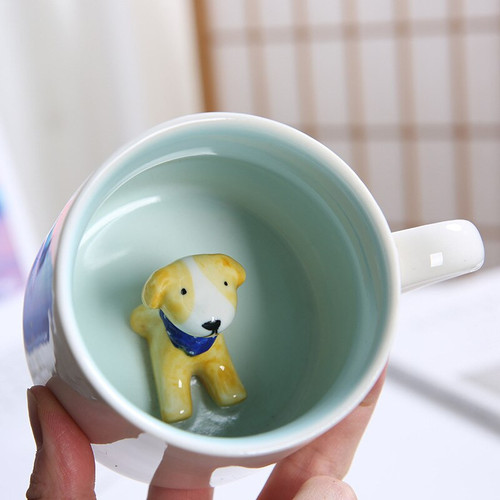 Creative 3D Animal Ceramic Mug