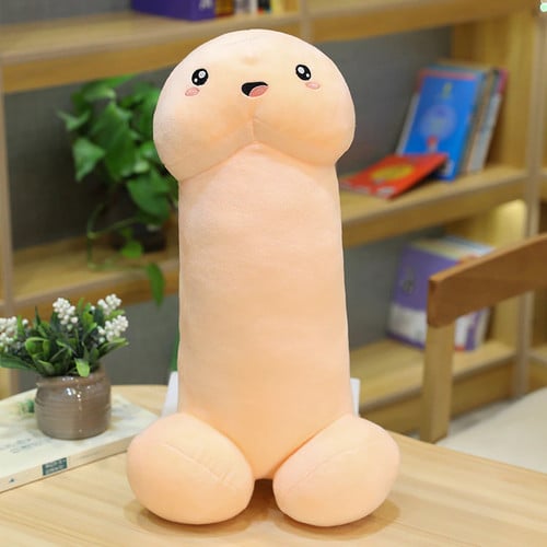 30-110cm Long Pillow Lifelike Penis Plush Toy Stuffed Dick Trick Doll Real-life Penis Plush Pillow Sexy Toy Gift For Lovers