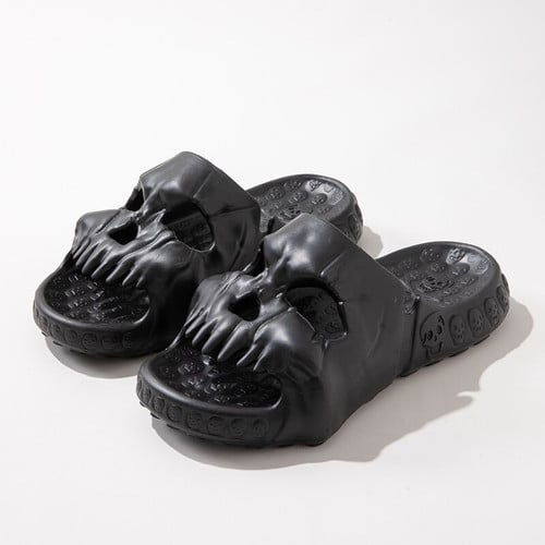 Feslishoet Skull Design Slippers