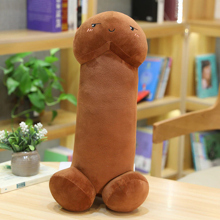30-110cm Long Pillow Lifelike Penis Plush Toy Stuffed Dick Trick Doll Real-life Penis Plush Pillow Sexy Toy Gift For Lovers