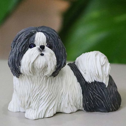 Cute Shih Tzu Dog Statue