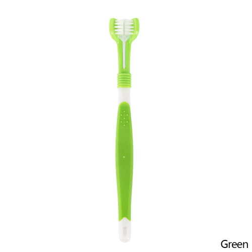 Three-Head Pet Toothbrush