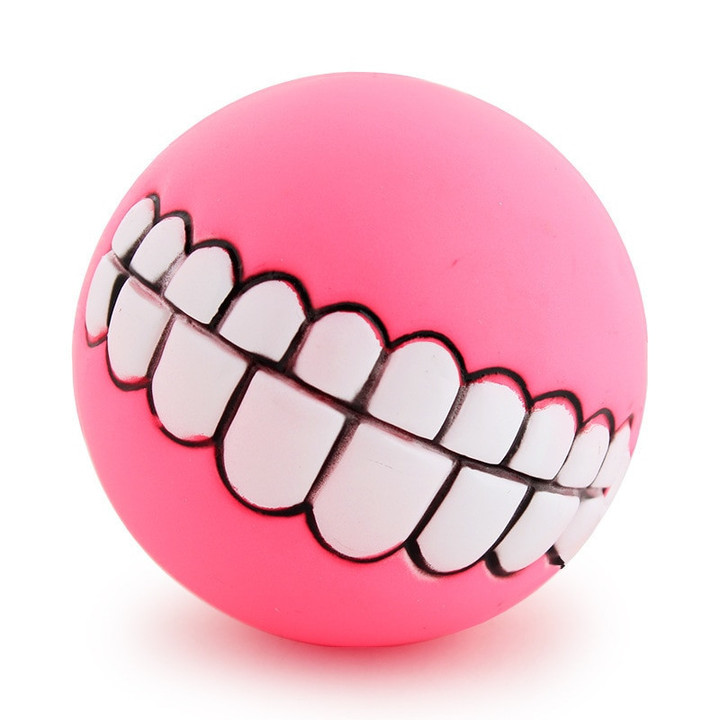 Dog Ball Teeth Funny Trick Toy