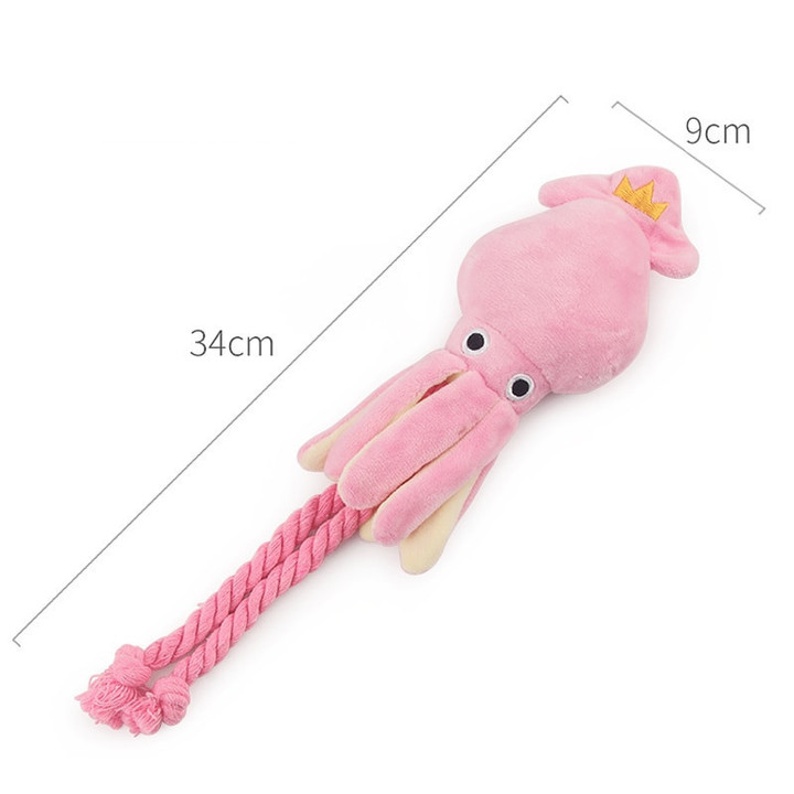 Cute Squid Small Dog Toy