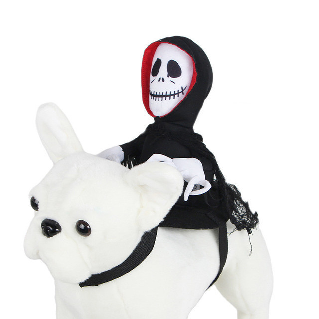 Halloween Cape Ghost Dog Costume