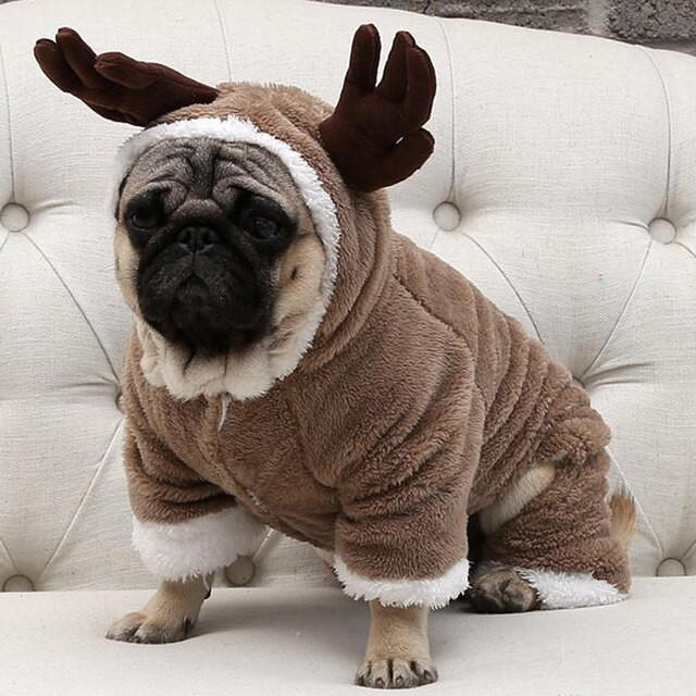 Christmas Dog Costume Jumpsuit