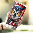 Owl Independence Day Tumbler