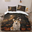 Corgi Halloween Bedding Set