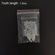 1 Pairs Halloween Teeth Fangs Dentures Props Party Costume DIY Cosplay Horror 5g Glue Friends Gifts Cosplay Witch False Fangs