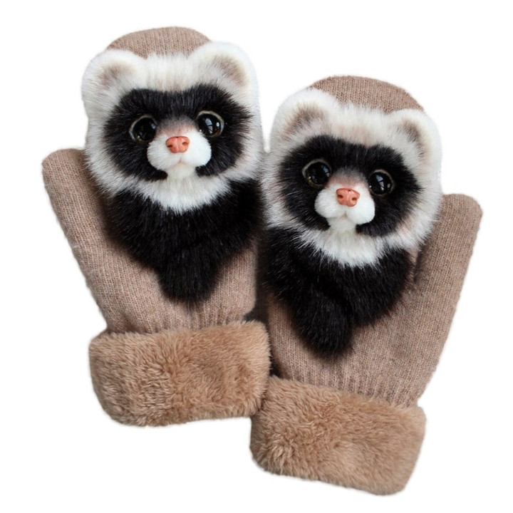 Owl Winter Gloves