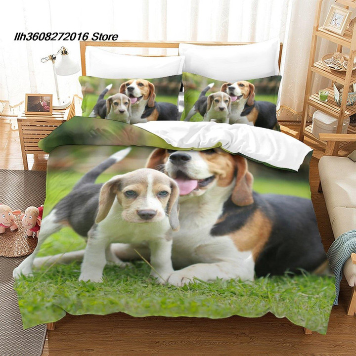 Beagle 3D Print Bedding Set