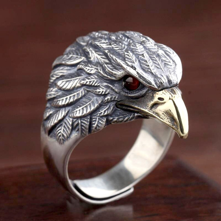 Vintage Eagle Ring for Men Women