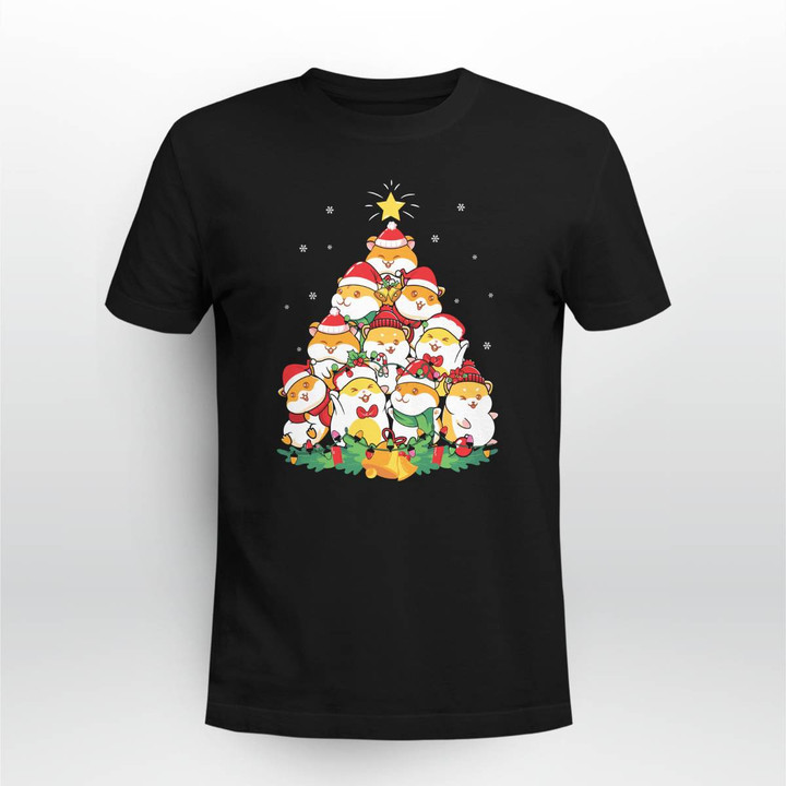 Guinea pig christmas t-shirt
