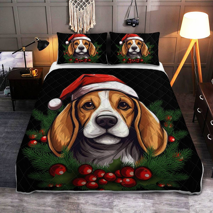 Beagle Quilt Bedding Set