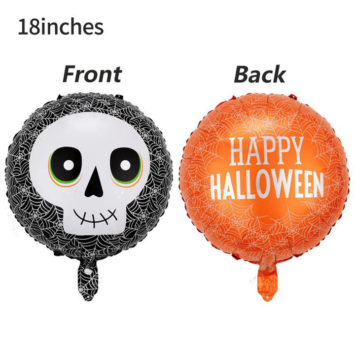 Halloween Ghost Balloon Inflatable Spider Monster Head Foil Balloon Kids Toy Globos Halloween Decoration Party Supplies
