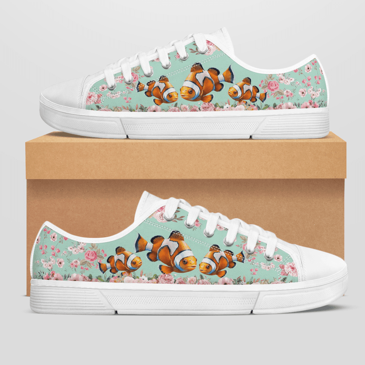 CLOWNFISH FLOWER STYLE LOW TOP SHOES