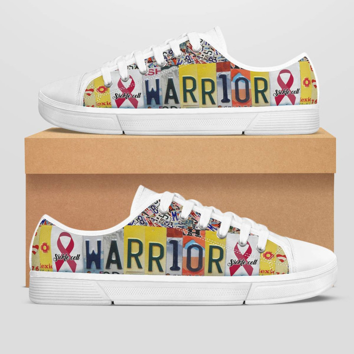 SICKLE CELL WARRIOR AWARENESS LICENSE PLATES SHOES