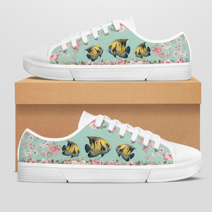 ANGELFISH FLOWER STYLE LOW TOP SHOES