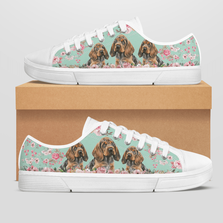 BLOODHOUND FLOWER STYLE LOW TOP SHOES