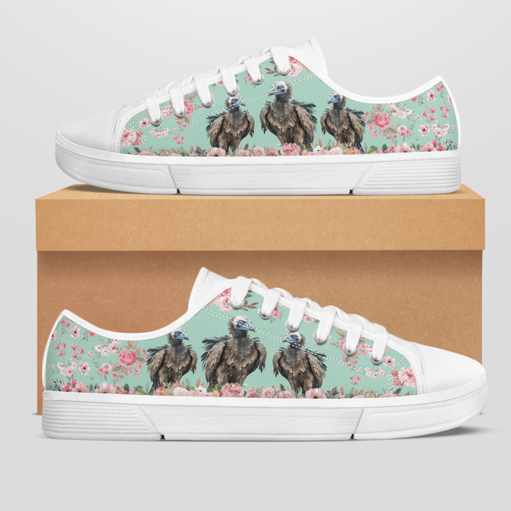 VULTURE FLOWER STYLE LOW TOP SHOES