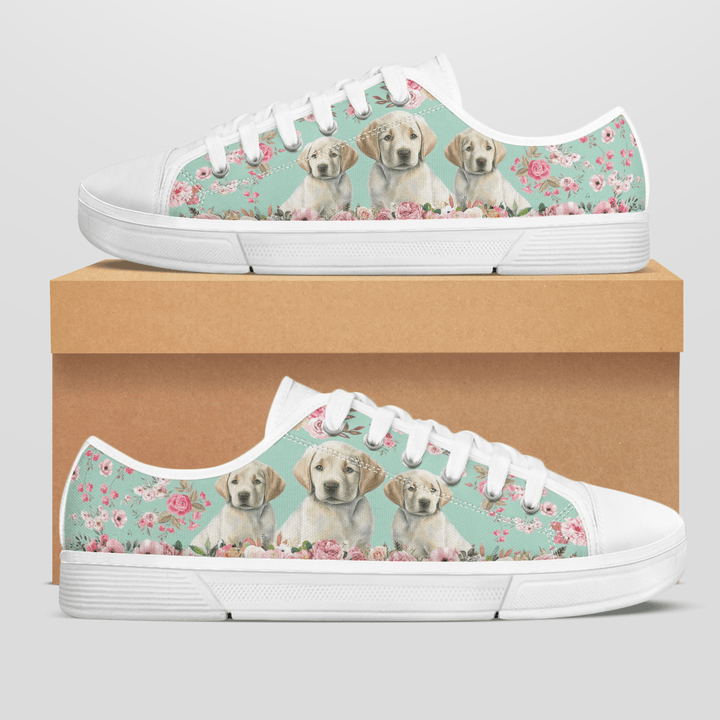 BROHOLMER FLOWER STYLE LOW TOP SHOES