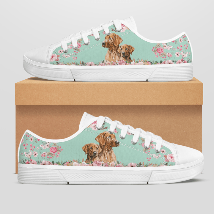 RHODESIA FLOWER STYLE LOW TOP SHOES