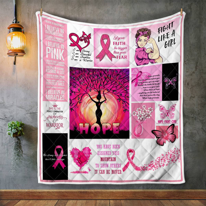 BREAST CANCER AWARENESS QUILT