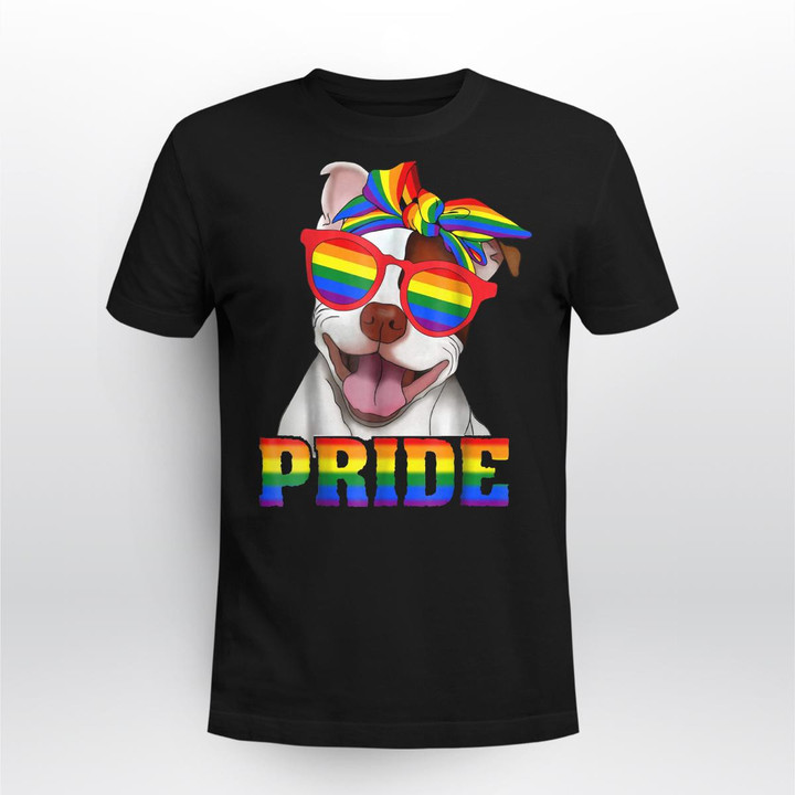 PIT BULL PRIDE- gay pride shirt 2018 T-shirt for men women
